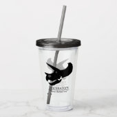 Triceratops Skull Acryltrinkbecher (Rückseite)