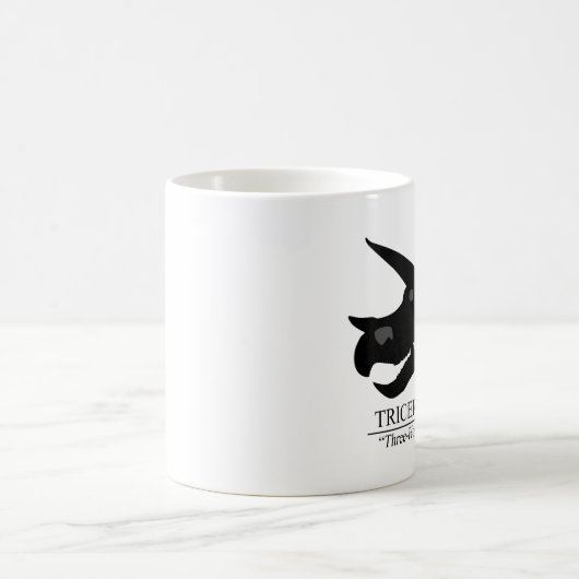 Triceratops Skull Kaffeetasse (Mittel)