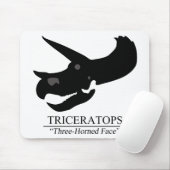Triceratops Skull Mousepad (Mit Mouse)