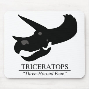 Triceratops Skull Mousepad