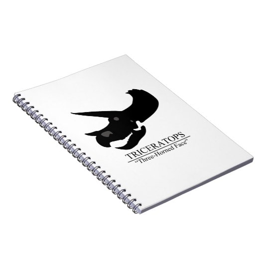 Triceratops Skull Notizblock (Rechte Seite)