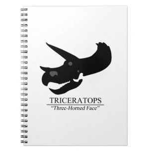 Triceratops Skull Notizblock