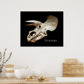 Triceratops Skull Poster (Küche)