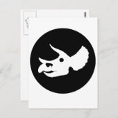 Triceratops Skull Postkarte (Vorne/Hinten)