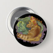 Triceratops Snuggles Button (Vorne & Hinten)