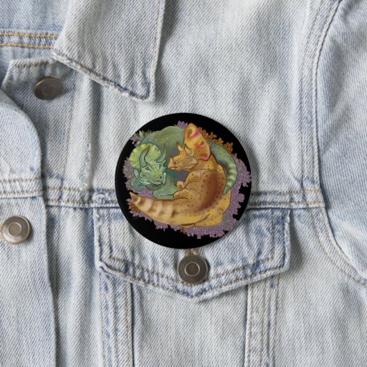 Triceratops Snuggles Button (Beispiel)