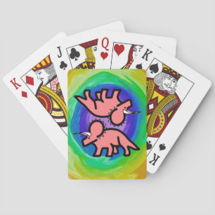 Triceratops spielkarten