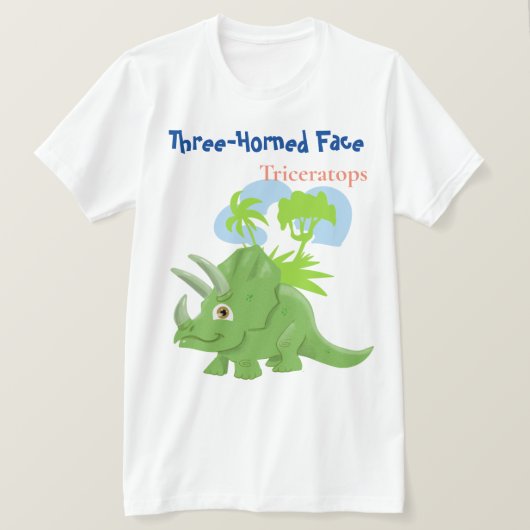 Triceratops T-Shirt (Design vorne)