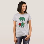 Triceratops und Tricerabotome T-Shirt (Vorne ganz)