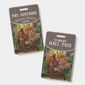 Triceratops-Wald Ausweis (Vorder- & Rückseite)