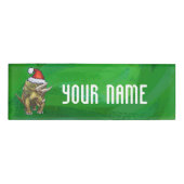 Tricerops Christmas Green Namenschild (Vorderseite)