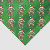 Tricerops Christmas Green Seidenpapier (Ausschnitt)