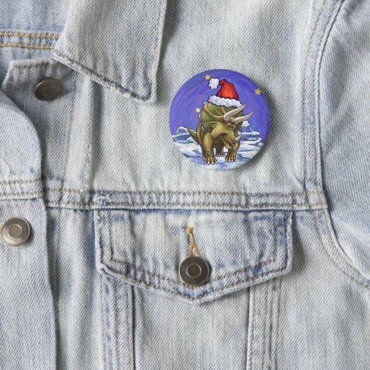 Tricerops Weihnachten Button (Beispiel)