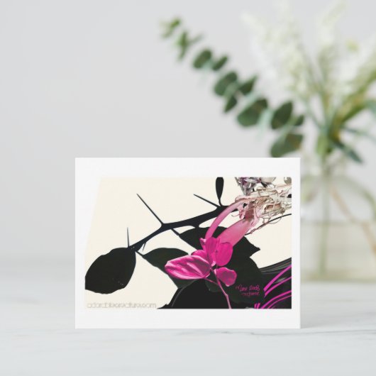 Trichome Postkarte (Stehend Vorderseite)