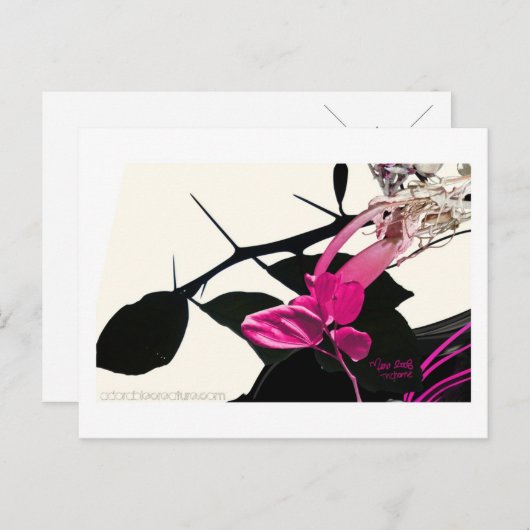 Trichome Postkarte (Vorne/Hinten)