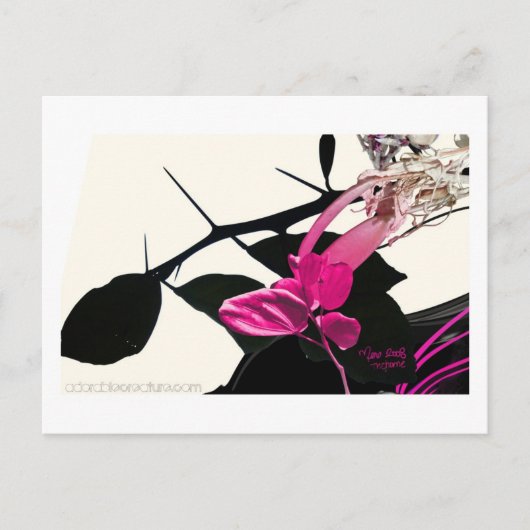 Trichome Postkarte (Vorderseite)