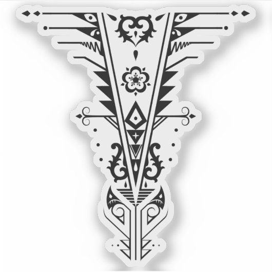 Trichotomie Aufkleber (Vorderseite)