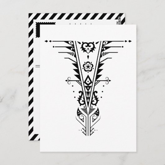 Trichotomie Postkarte (Vorne/Hinten)