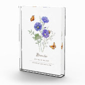 Trichterwinde Geburtsmonatsblume Fotoblock (Rechts)