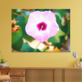Trichterwinde in Rosa Leinwanddruck (Insitu (Wohnzimmer))