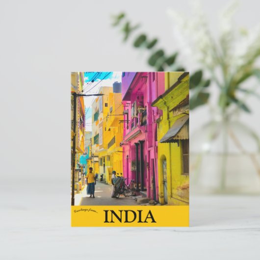 Trichur Kerala India Postkarte (Stehend Vorderseite)