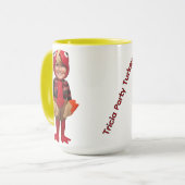 Tricia Party Truthahn Tasse (Vorderseite Links)