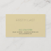 Tricia Visitenkarte (Rückseite)