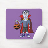Trick and Leckerei a Vampire on Halloween Mousepad (Mit Mouse)