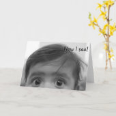 TRICK DER AUGEN GEBURTSTAGSWÜNSCHE KARTE (Gelbe Blume)