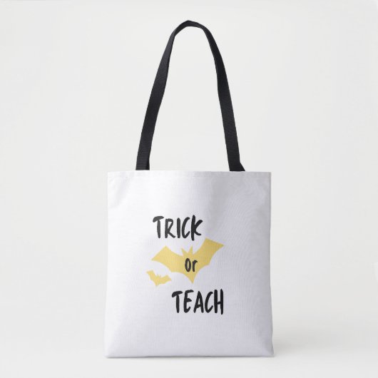 Trick & Leckerei Halloween Tasche (Vorderseite)