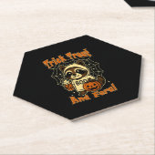Trick Leckerei und Feral Niedlich Halloween Untersetzer (angewinkelt)