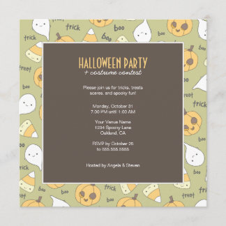 Trick-LeckereiBoo! | Halloween-Party-Einladungen Einladung
