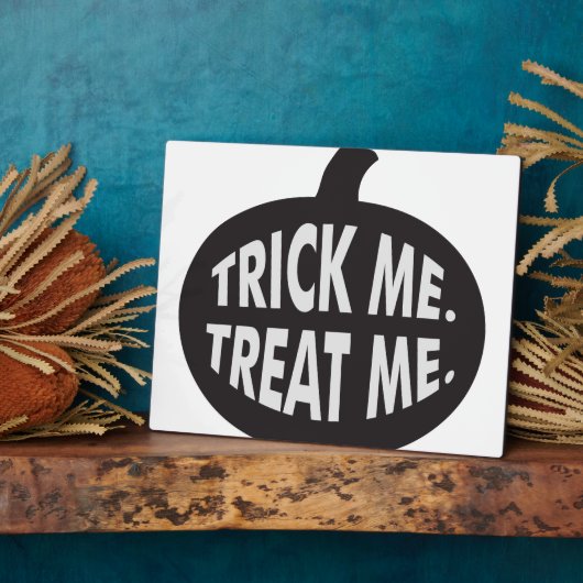 Trick Me-Leckerei B/W Fotoplatte (Seite)