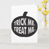 Trick Me-Leckerei B/W Karte (Gelbe Blume)