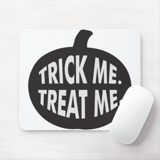 Trick Me-Leckerei B/W Mousepad (Mit Mouse)
