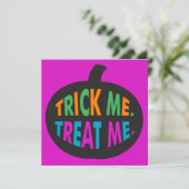 Trick Me Leckerei Me, Halloween Multi-Color (Stehend Vorderseite)