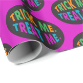Trick Me Leckerei Me, Halloween Multi-Color Geschenkpapier (Rolleneckpunkt)
