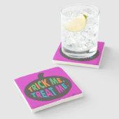 Trick Me Leckerei Me, Halloween Multi-Color Steinuntersetzer (Seitenansicht)