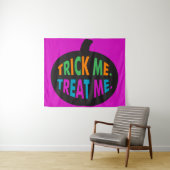 Trick Me Leckerei Me, Halloween Multi-Color Wandteppich (Beispiel (Horizontal))