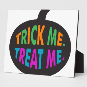 Trick Me Leckerei Me mehrfarbig Fotoplatte