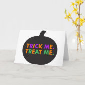 Trick Me Leckerei Me, Multi-Colors Karte (Gelbe Blume)