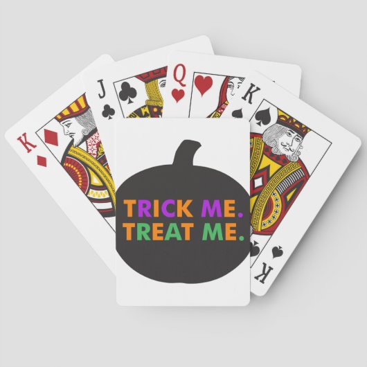 Trick Me Leckerei Me, Multi-Colors Spielkarten (Rückseite)