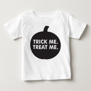 Trick Me Leckerei Me, Schwarz-weißer Baby T - Shir Baby T-shirt