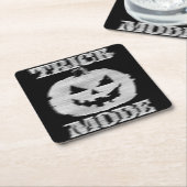 Trick Mode Glitchy Pumpkin Rechteckiger Pappuntersetzer (angewinkelt)