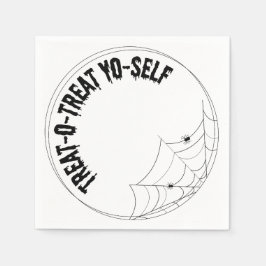 Trick-o-Leckerei-Jo-Luxus-Serviette - Halloween Serviette