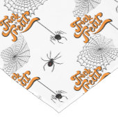 Trick oder Bearbeitung Typografie mit Spinnen Must Kurzer Tischläufer (Ecke)