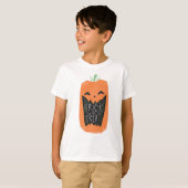 Trick oder Bearbeitung von Jack-O-Lantern T-Shirt (Vorne ganz)