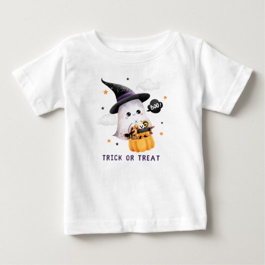 Trick oder behandeln Baby-T - Shirt (Vorderseite)