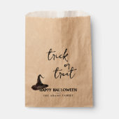 Trick oder behandeln benutzerdefinierten Familienn Geschenktütchen (Vorderseite)