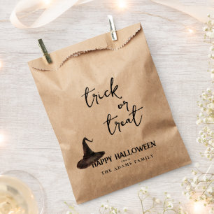 Trick oder behandeln benutzerdefinierten Familienn Geschenktütchen